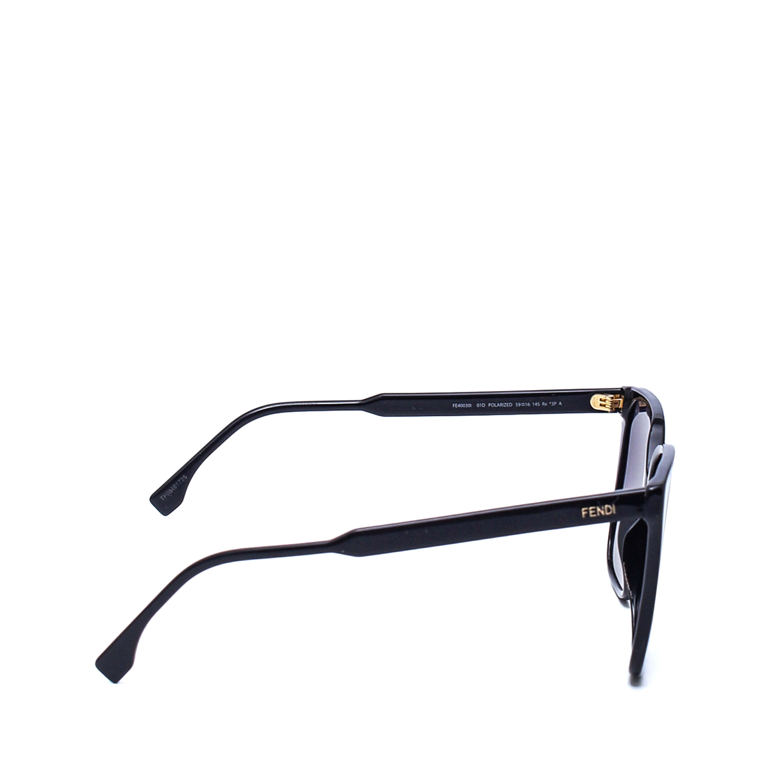 Fendi - Black Square Sunglasses FE40030I 01D Polarized